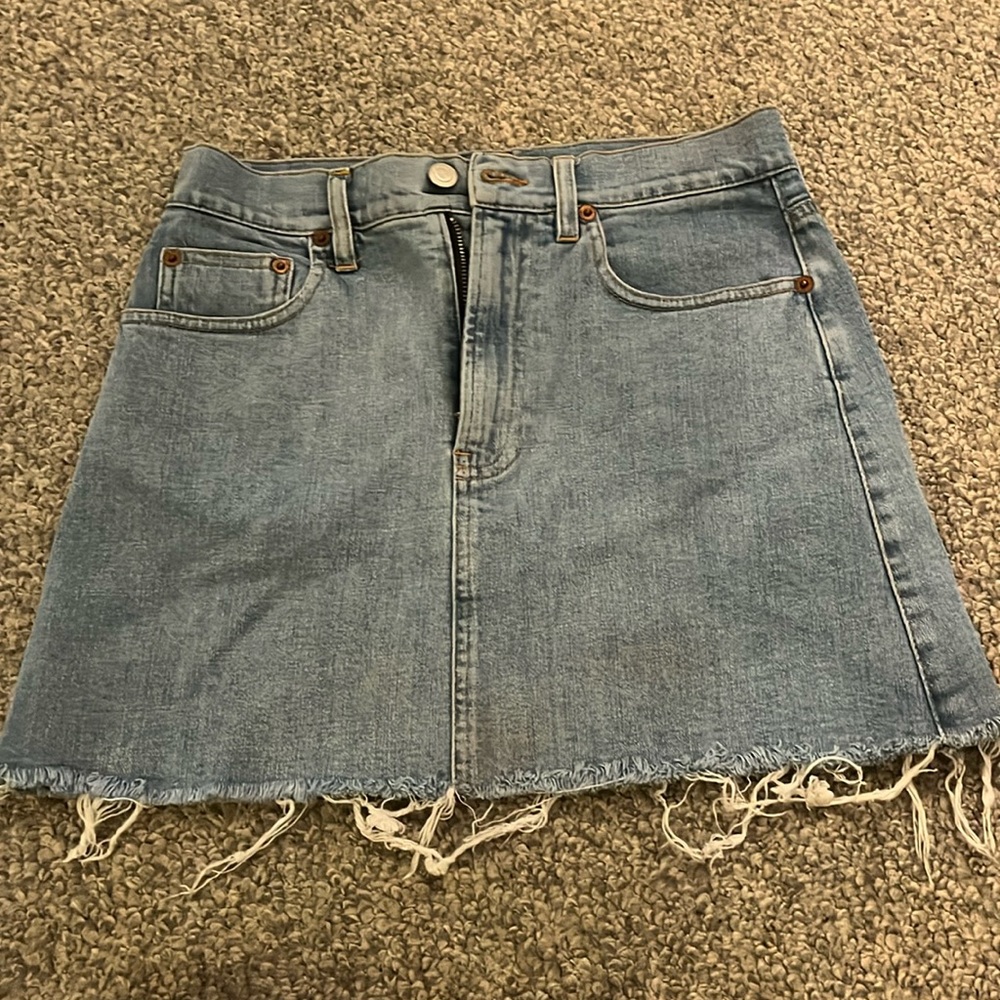 Blue brandy melville Jean skirt